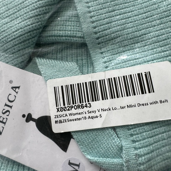 Zesica v-neck sweater dress - Picture 6 of 6